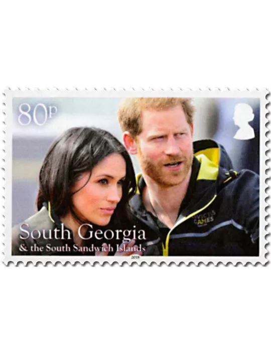 n° 696/699 - Timbre GEORGIE DU SUD Poste