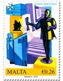 n° 1911/1913 - Timbre MALTE Poste