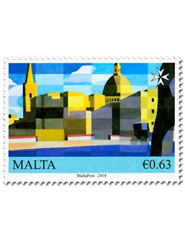 n° 1911/1913 - Timbre MALTE Poste 2