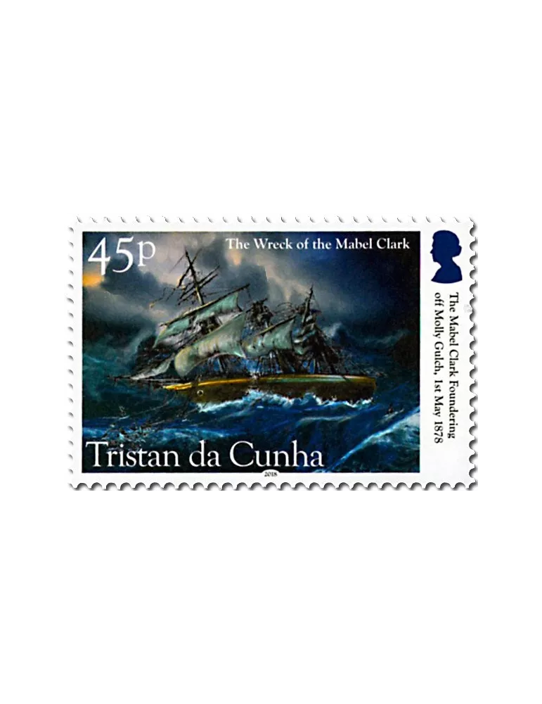 n° 1208/1211 - Timbre TRISTAN DA CUNHA Poste