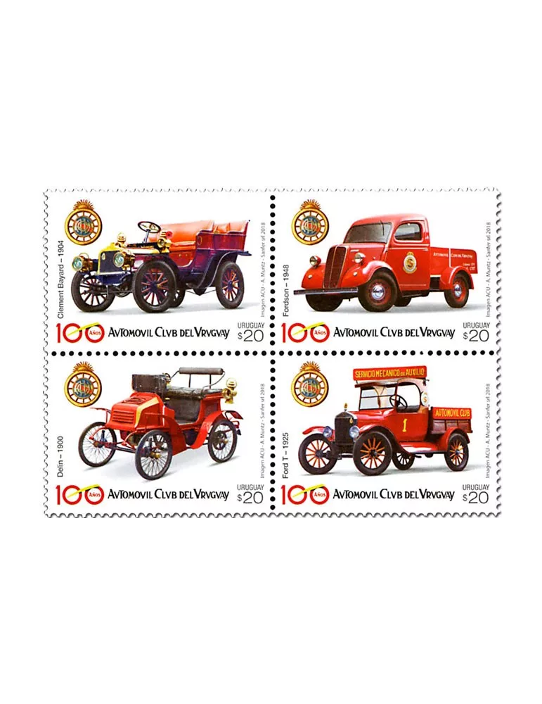n° 2892/2895 - Timbre URUGUAY Poste