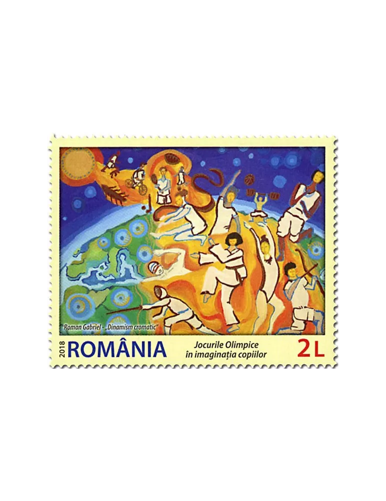 n° 6356/6359 - Timbre ROUMANIE Poste