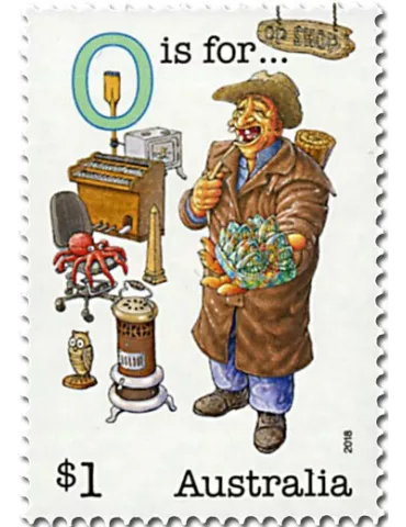n° 4659/4663 - Timbre AUSTRALIE Poste 2