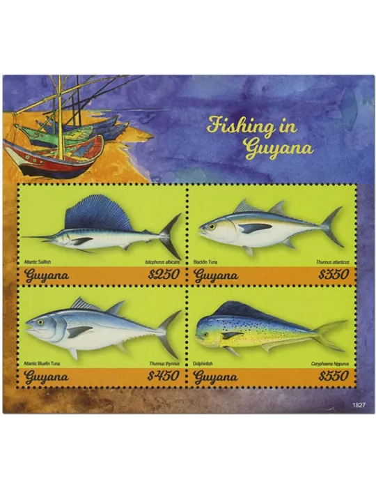 n° 6973/6976 - Timbre GUYANA Poste