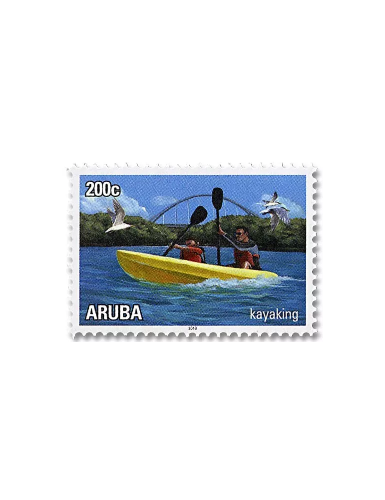 n° 1018/1023 - Timbre ARUBA Poste