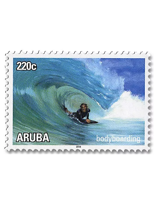 n° 1018/1023 - Timbre ARUBA Poste