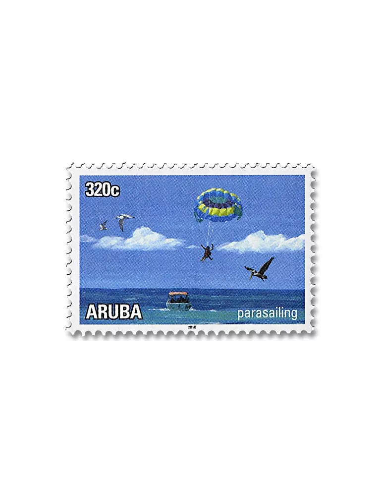 n° 1018/1023 - Timbre ARUBA Poste