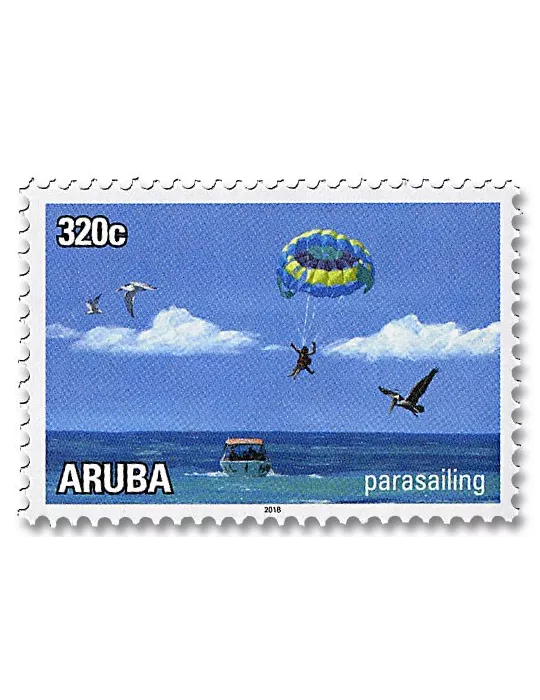 n° 1018/1023 - Timbre ARUBA Poste