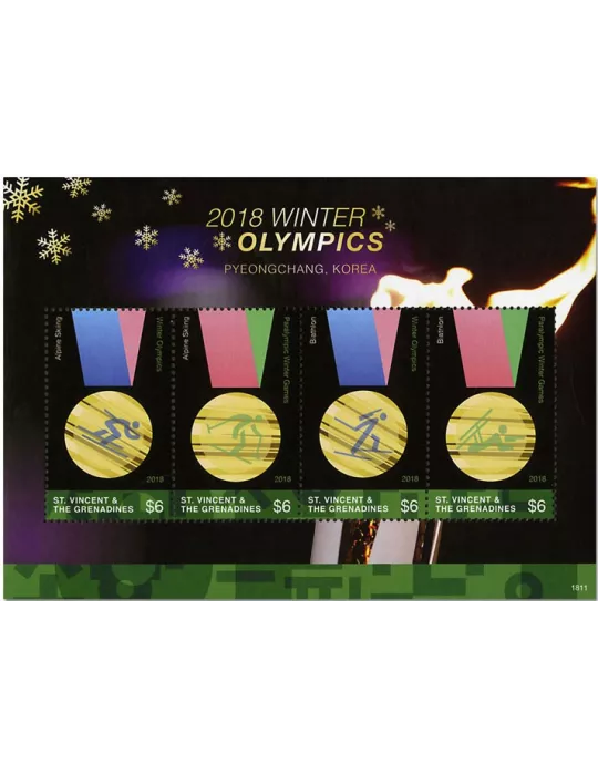 n° 6357/6360 - Timbre SAINT-VINCENT Poste