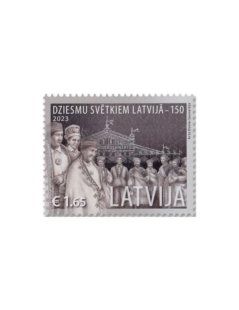 n° 1174/1175 - Timbre LETTONIE Poste