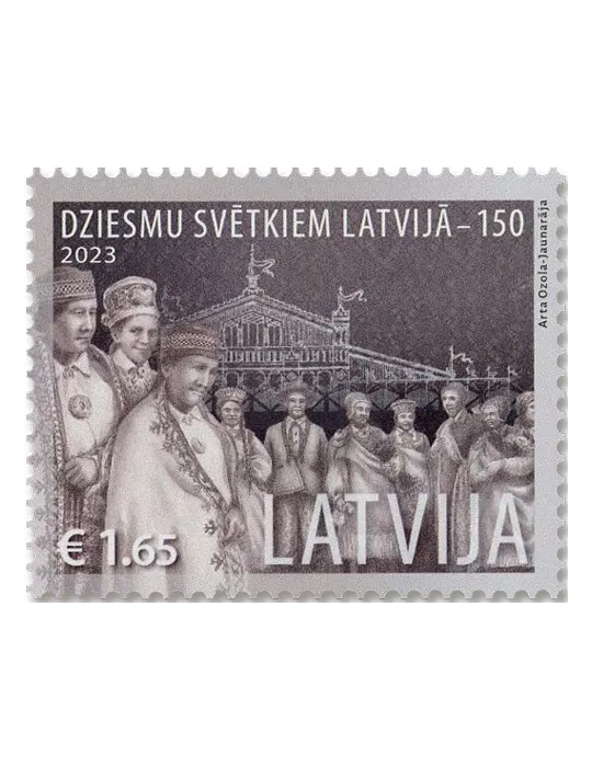 n° 1174/1175 - Timbre LETTONIE Poste