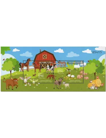 n° 90 - Timbre COLOMBIE Blocs et feuillets