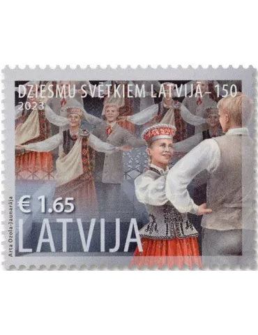 n° 1174/1175 - Timbre LETTONIE Poste 2