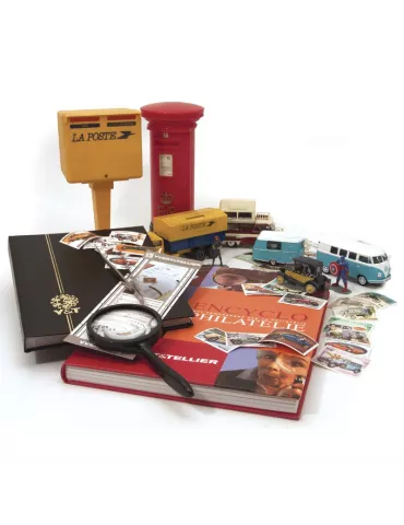 Kit pour les Petits Timbrés (avec Classeur Perfecta - Vert et Encyclophilatélie)