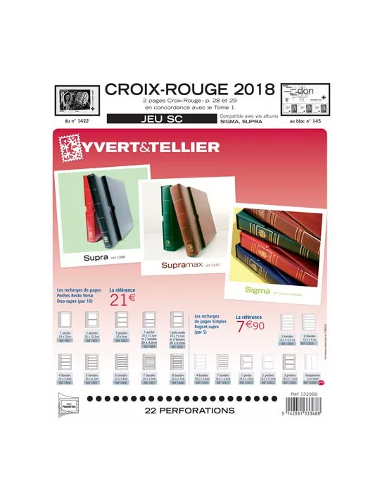 CROIX ROUGE SC : 2017-2018 (JEUX AVEC POCHETTES)