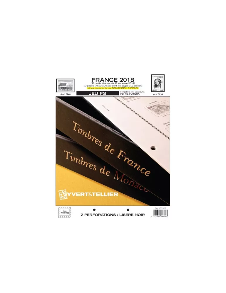 FRANCE FS : 2018 - 2E SEMESTRE (JEUX SANS POCHETTES)
