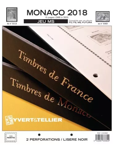 MONACO MS : 2018 (JEUX SANS POCHETTES)
