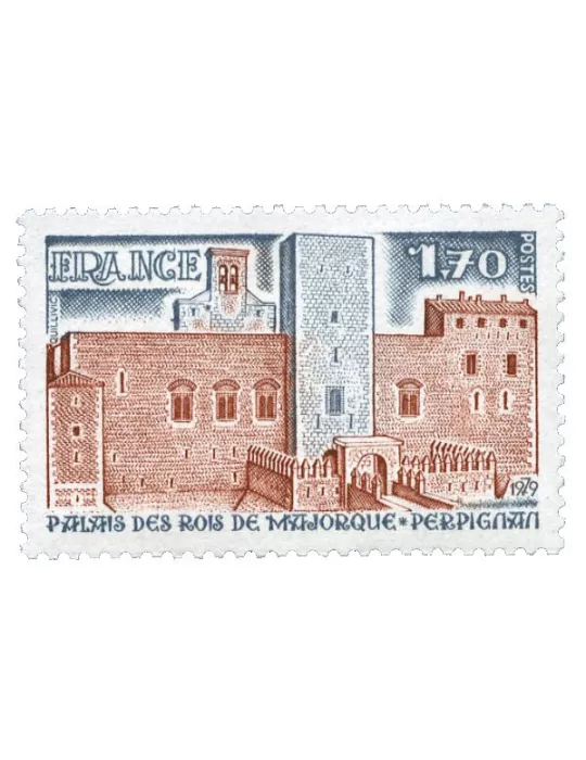 n° 2044a - Timbre France Poste (Gomme tropicale)