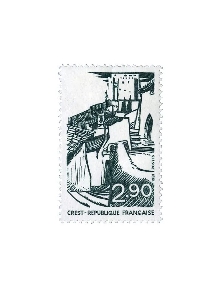 n° 2163a - Timbre France Poste (Gomme tropicale)