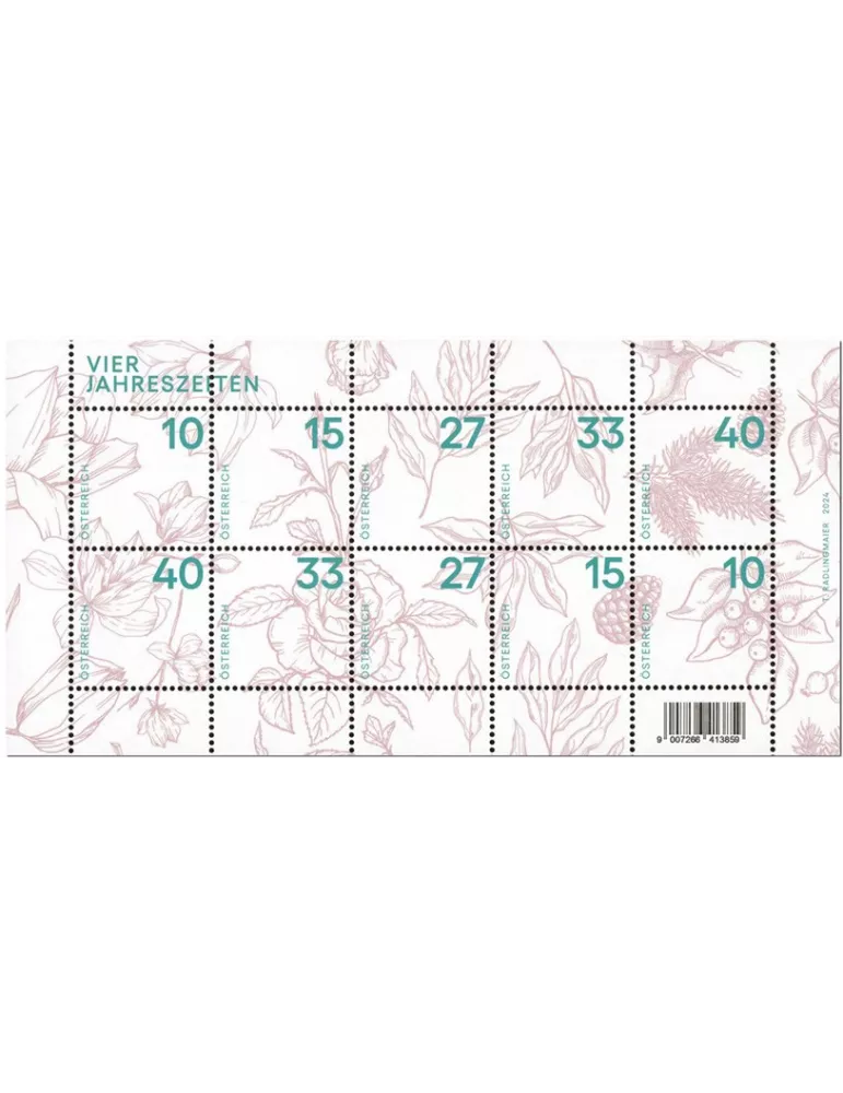 n° 3647/3656 - Timbre AUTRICHE Poste