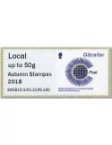 n° 95 - Timbre GIBRALTAR Timbres de distributeurs