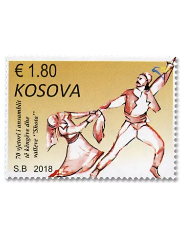 n° 298/299 - Timbre KOSOVO Poste 2