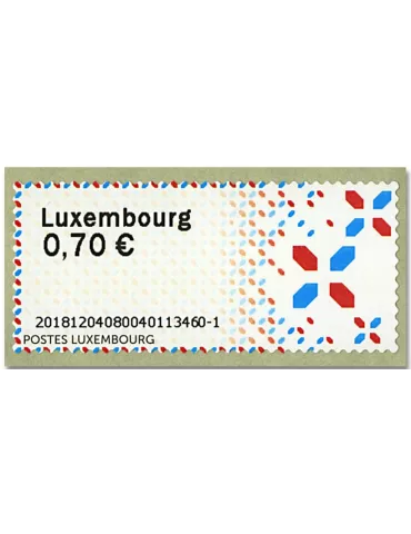 n° 7 - Timbre LUXEMBOURG Timbres de distributeurs