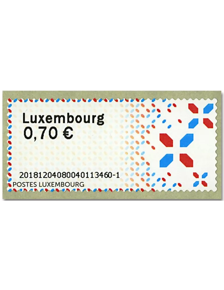 n° 7 - Timbre LUXEMBOURG Timbres de distributeurs