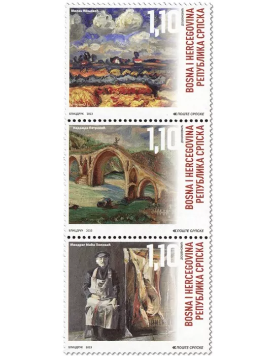 n° 829/831 - Timbre REPUBLIQUE SERBE (DE BOSNIE) Poste