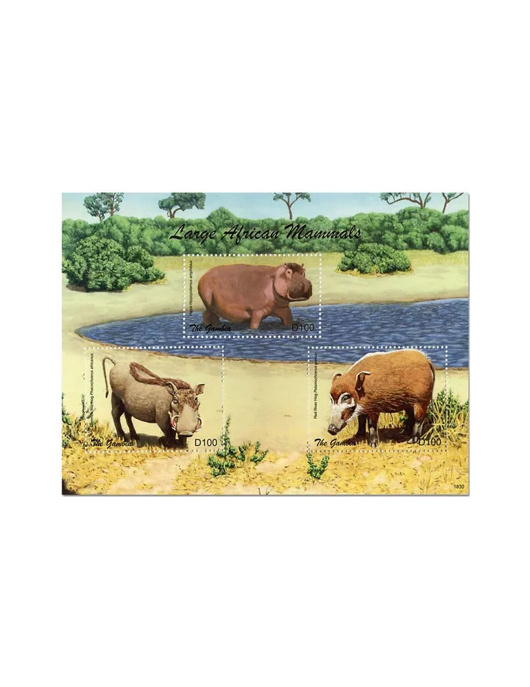 n° 5914/5916 - Timbre GAMBIE Poste