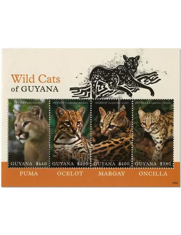 n° 7003/7006 - Timbre GUYANA Poste