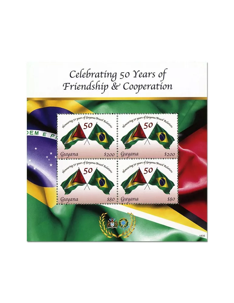 n° 7015/7016 - Timbre GUYANA Poste