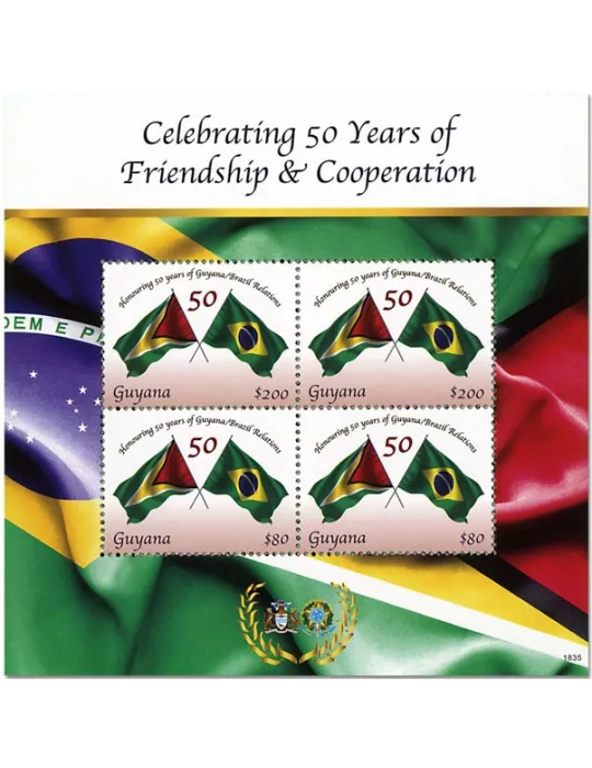 n° 7015/7016 - Timbre GUYANA Poste