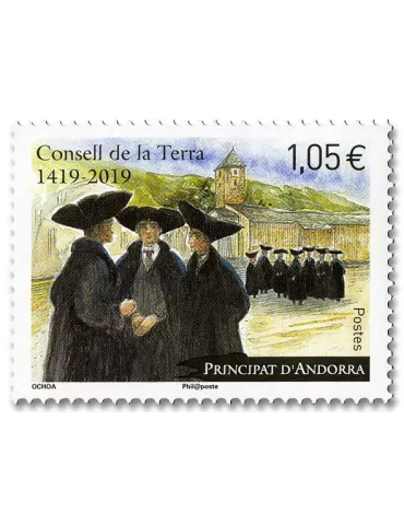 n° 827 - Timbre Andorre Poste