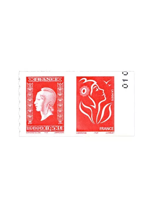 n° P66 - Timbre France Autoadhésifs