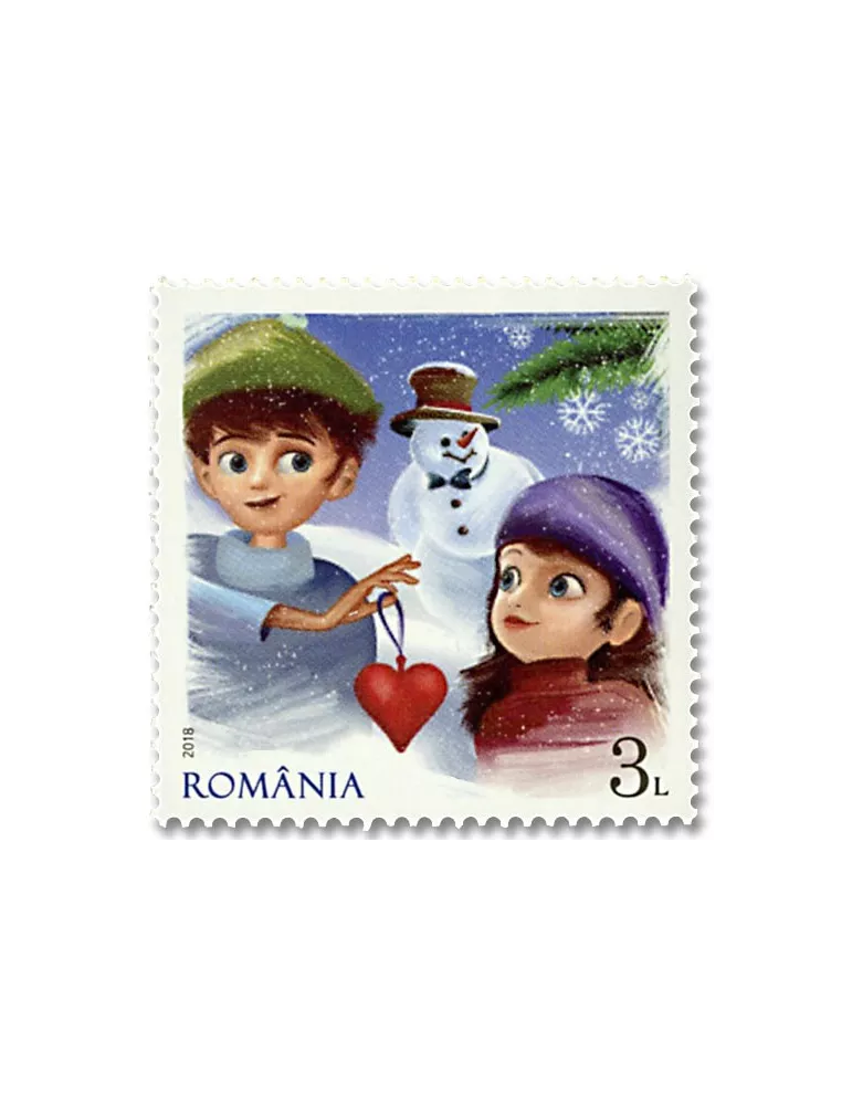 n° 6386/6389 - Timbre ROUMANIE Poste