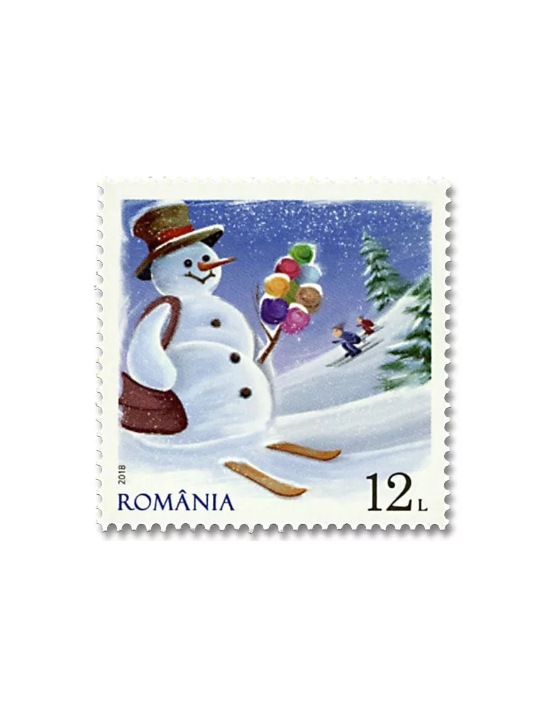 n° 6386/6389 - Timbre ROUMANIE Poste