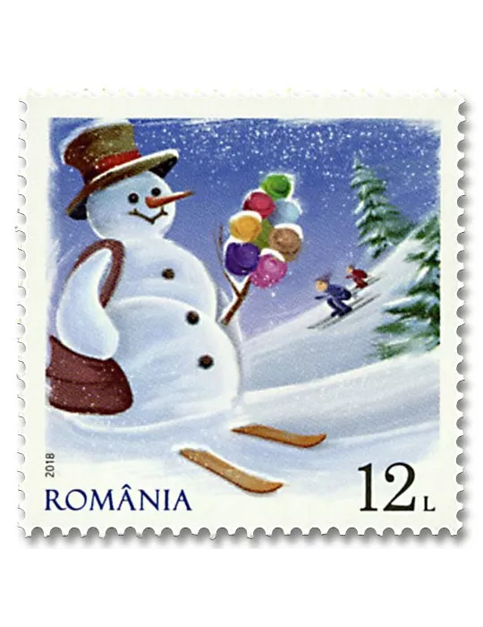 n° 6386/6389 - Timbre ROUMANIE Poste