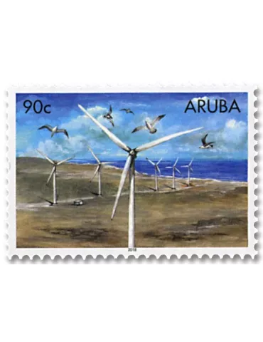 n° 1042/1046 - Timbre ARUBA Poste