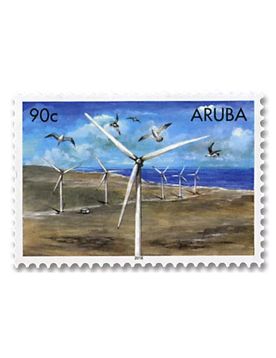 n° 1042/1046 - Timbre ARUBA Poste