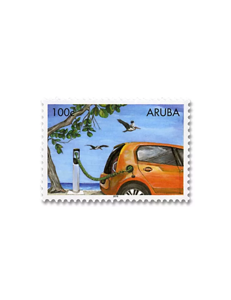 n° 1042/1046 - Timbre ARUBA Poste
