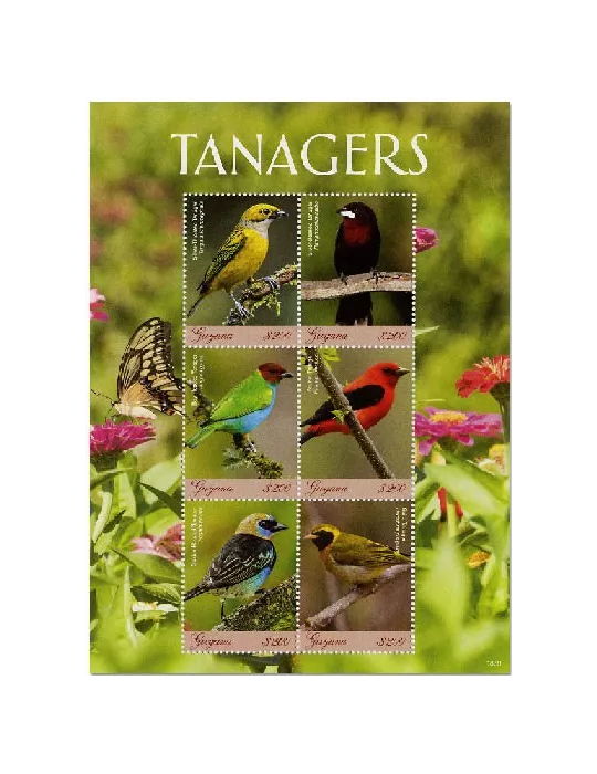 n° 7025/7030 - Timbre GUYANA Poste