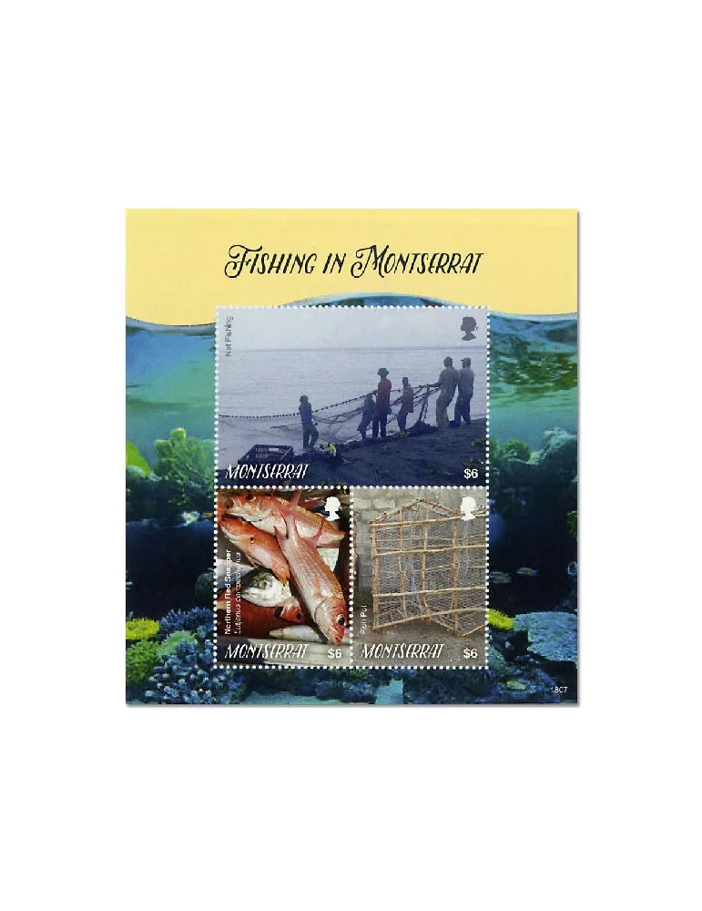 n° 1672/1674 - Timbre MONTSERRAT Poste