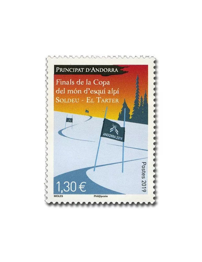 n° 828 - Timbre Andorre Poste