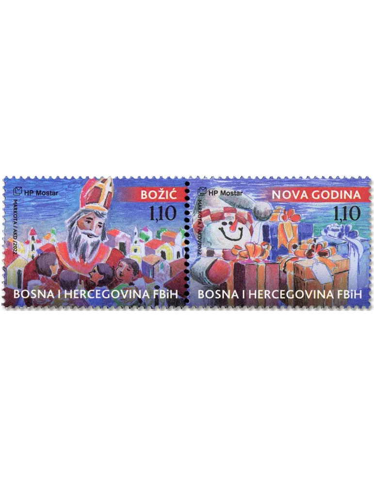 n° 572/573 - Timbre HERCEG-BOSNA Poste