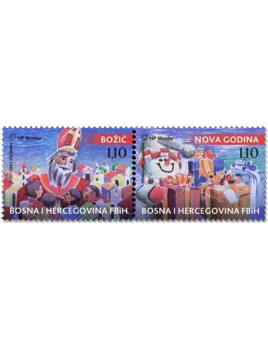 n° 572/573 - Timbre HERCEG-BOSNA Poste