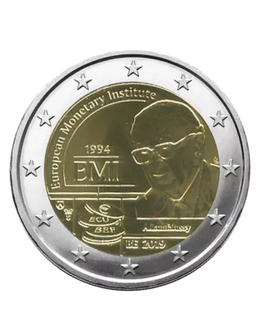 BU : 2 EURO COMMEMORATIVE 2019 : BELGIQUE - 25 ans EMI (Version flamande) 2