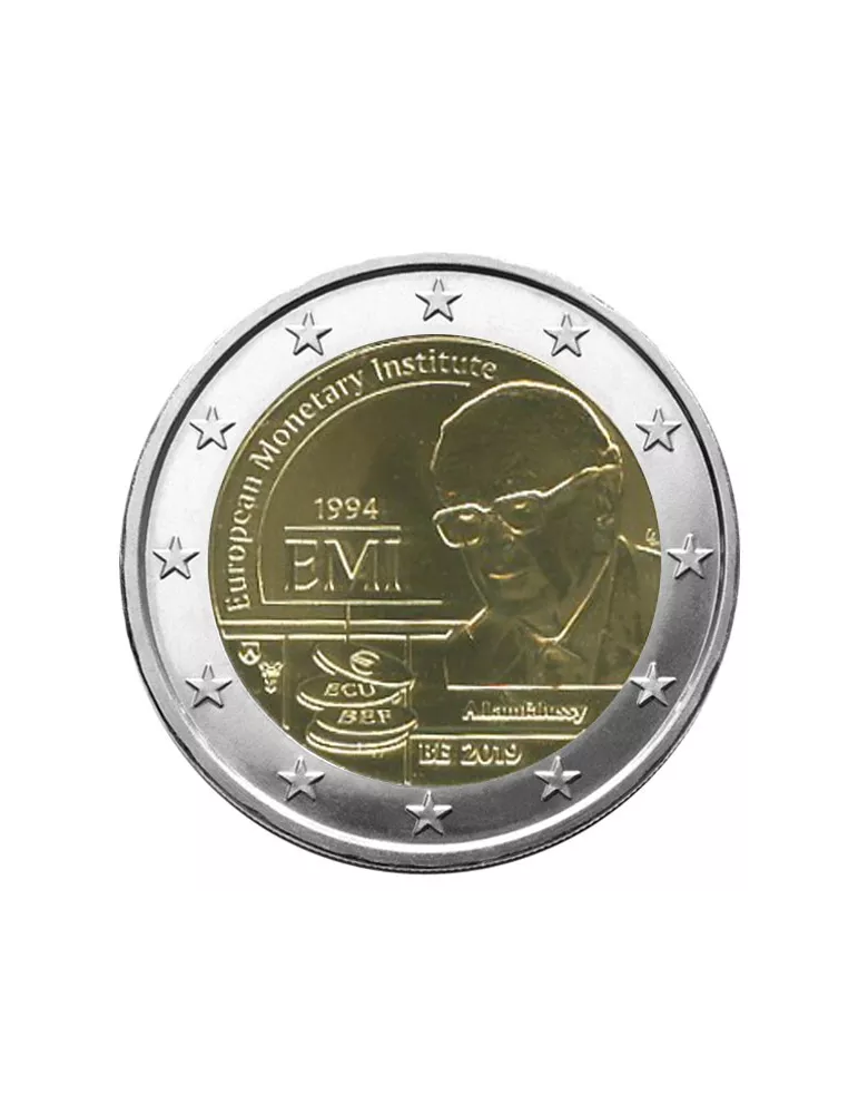 BU : 2 EURO COMMEMORATIVE 2019 : BELGIQUE - 25 ans EMI (Version flamande)