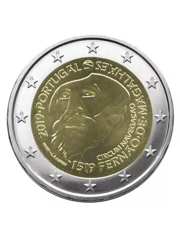 2 EURO COMMEMORATIVE 2019 : PORTUGAL (500e anniversaire du départ de Fernand de Magellan de Séville)