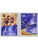 n° 596/597 - Timbre HERCEG-BOSNA Poste